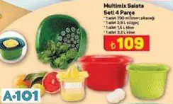 MULTİMİX SALATA SETİ 4 PARÇA